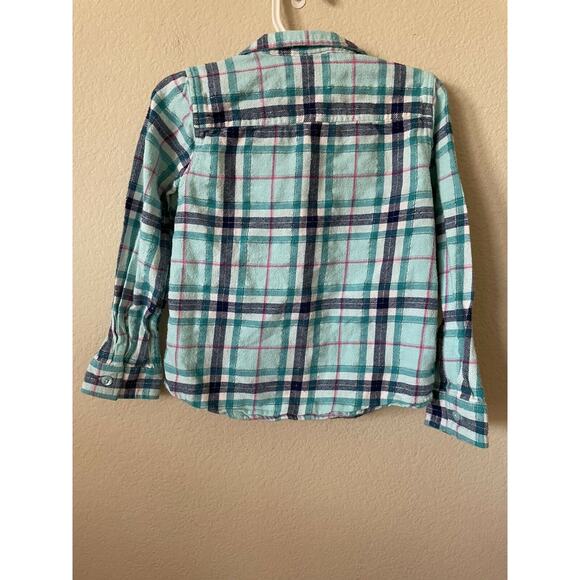 Lot of 2 Western Cowgirl Theme Plaid Collared Long Sleeve Top Pants Size 5 - Picture 5 of 10
